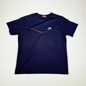 Nike Navy Blue Athletic Fit T-Shirt Large